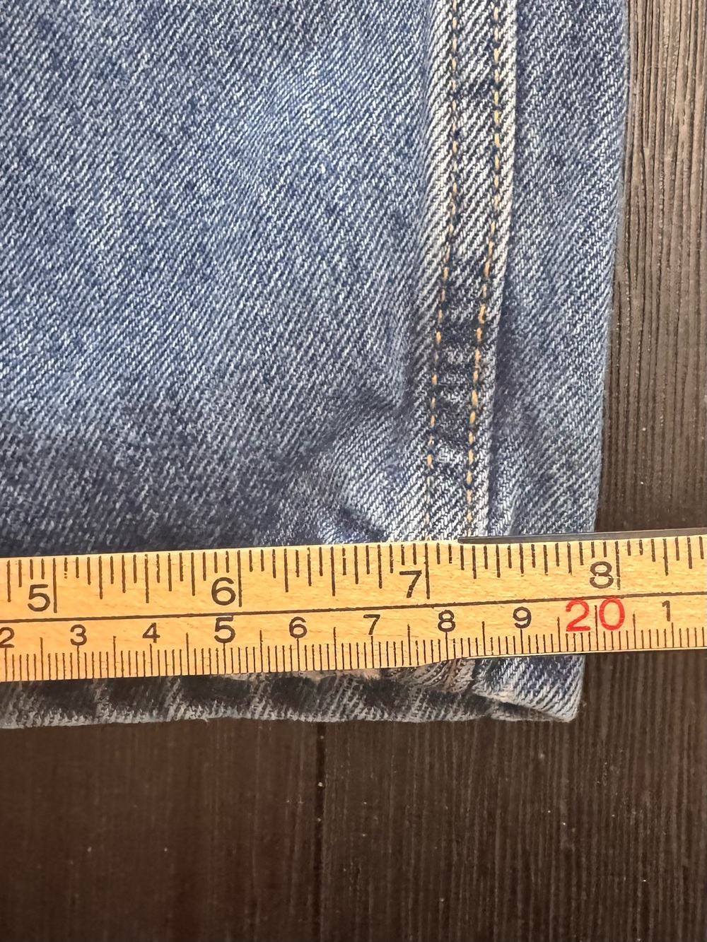 Levis 550 Relaxed Fit Tapered Leg Medium Wash Blue Denim Jeans Mens 34x32 - Picture 14 of 14